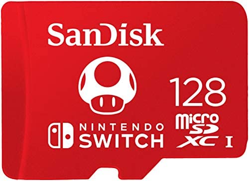 Cartão Micro SD Nintendo Switch, SanDisk, 128GB, SDSQXAO-128G-GNCZN [video game]