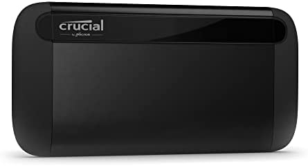 SSD portátil Crucial X8 de 1 TB até 1050 MB/s USB 3.2 Drive externo de estado sólido, USB-C, USB-A CT1000X8SSD9